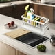 thumbnail image 5 of Kitchen Sink Organizer Sponge Stand Rack Compact And Stylish Storage Tool Drainage Sponge Syand For Bathrooms Process Rooms Feature: Quantity: 1Pcs Colour: White,Black,Gray Material: Plastic, 5 of 6