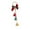 Multicolor-5C-home supplies, variant on ABPWLY Home Christmas Hanging Small Bells Velvet Bow Pine Cones Decorations Plastic Iron Metal Holiday Pendant Christmas Gifts