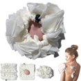 thumbnail image 1 of Esponja de lufa 2 en 1 para baño, suave, exfoliante y limpiadora, toalla de ducha de malla para viaje, accesorio de ducha para mí., 1 of 4