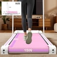 thumbnail image 4 of Walking Pad 2-in-1 Under Desk Treadmill, 2.5HP Folding Walking Treadmill with Remote Control, 0.5-5mph Compact Jogging Machine for Home & Office, 4 of 14