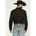 thumbnail image 4 of Scully Men's Floral Embroidered Retro Long Sleeve Snap Western Shirt Big And Jet 4X, 4 of 5