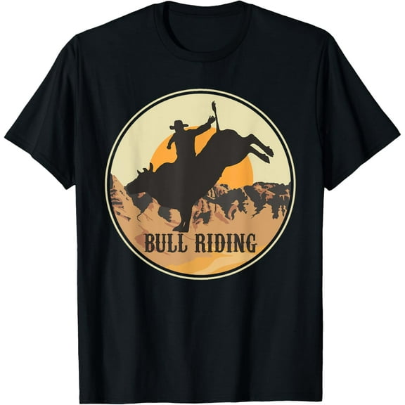 Bull Riding Bullriding Cowboy Western Rodeo Gift T-Shirt