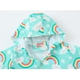 thumbnail image 5 of Toddler Jacket with Hooded Cartoon Lightweight Baby Girls Boys Spring Windbreaker Outerwear for Kids 3-4T, 5 of 9