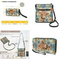 thumbnail image 5 of ZUXONGSY Highland Cow Daisy Flower Print Women's PU Leather Hobo Bag and Matching Wallet Set, Multi-Pocket Shoulder Purse with Adjustable Strap for Everyday Use, 5 of 5