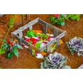 thumbnail image 4 of Vita Urbana 3'L x 5'W x 22"H Vinyl Keyhole Composting Garden, Slate Gray, VT17602, 4 of 8