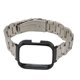 thumbnail image 1 of Correa de reloj Funda protectora Banda 2 en 1 Correa de reloj de acero inoxidable ajustada para Redmi Watch 3 Plata, 1 of 10