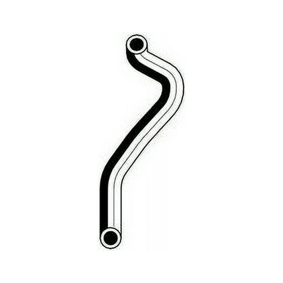 Gates 19369 Heater Hose, Rubber Fits select: 2004-2007 TOYOTA HIGHLANDER, 2004-2009 LEXUS RX