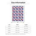 thumbnail image 5 of Sigee blue record rock Skull for Flannel Blanket - Ultra-Soft, Warm and Cozy, Perfect for Couch, Bed, or Travel-40"x30", 5 of 6