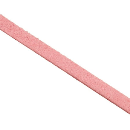 Pkg Blossoms - Faux Suede Lace Cord Cherry Blossom 4mm Sold per pkg of 6x1yard strings