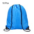 thumbnail image 3 of Uxcell Drawstring Bag Oxford Cloth Draw String Sack for Gym Outdoors, Sky Blue 10 Pack, 3 of 5