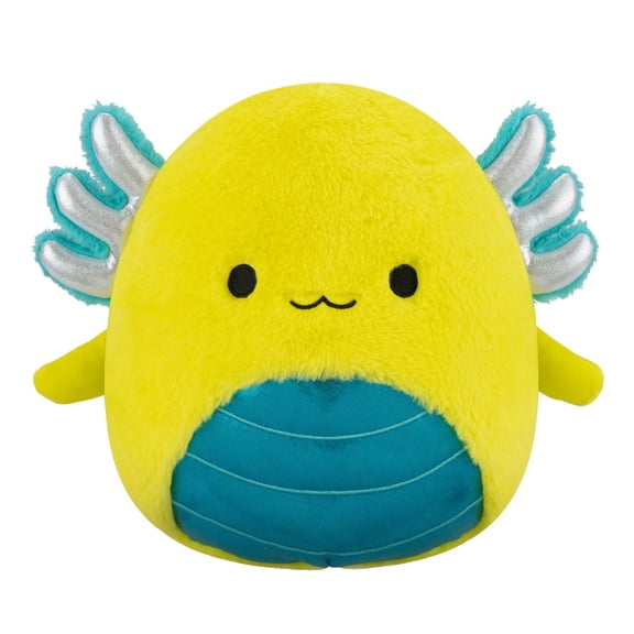 Squishmallows FuzzAMallow Official 12 inch Althea the Green Axolotl With Blue Gills - Child's Ultra Soft Plush Toy