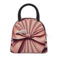 thumbnail image 1 of Disketp Retro Bow Bolsa Térmica para Almuerzo, Lonchera con Abertura Amplia y Gran Capacidad, Organizador Reutilizable para Mujeres, Hombres y Adultos, 1 of 6