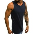 thumbnail image 5 of Njoeus Mens T Shirt Going Out Tops Fashion Personality Men'S Summer Casual Slim Sleeveless T Shirt Top Blouse Cute Tops On Clearance, 5 of 6