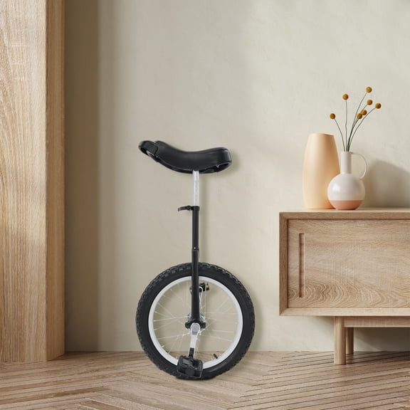Adjustable Design Free Standing Black Height Adjustable Unicycle for Office Workers,Cycling Enthusiasts
