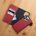 thumbnail image 3 of Caseco Mag-Safe iPhone 13 Pro Max Magnetic Wallet Case - Broadway - Red, 3 of 5