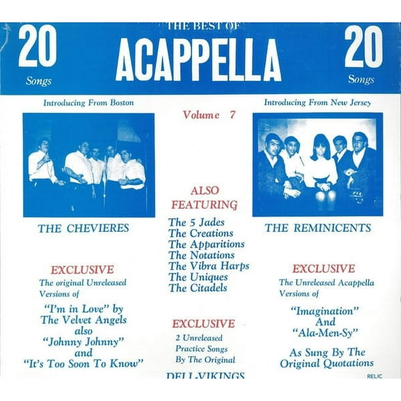 The Best Of Acappella Volume 7 (Vinyl) (LP)