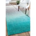 thumbnail image 3 of Nuloom 8' x 10' Tapis Ombre Shag Fait à la Main en Turquoise, 3 of 4