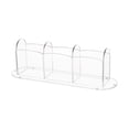thumbnail image 3 of Caja de almacenamiento de tarjetas de cuentos para niños, de acrílico transparente, fácil de usar, resistente, para escritorio, caja de exhibición de Tres compartimentos, 3 of 8