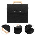 thumbnail image 1 of COMPUKAS storage bag Storage Pouch Dark Grey 1Set for Business Use with Felt Material, 1 of 6