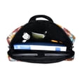 thumbnail image 5 of FORMRS 16" Laptop Bag Carrying Sleeve Case with Handle Travel Shoulder Briefcase, Vibrant Floral, 5 of 8