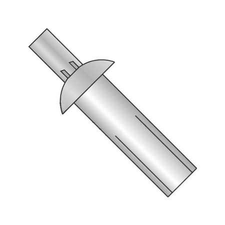 

1/8 x 1/32 Universal Head Drive Pin Rivets / Aluminum Body / SS Mandrel (Quantity: 1 000 pcs)