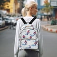 thumbnail image 7 of FORMRS Mini Backpack Purse for Women Travel Daypack Casual Shoulder Bag, Ice Rink, 7 of 7