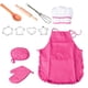 thumbnail image 1 of 11pcs Kids Chef Set Children Cooking Play Kitchen Baking Aprons Oven Glove Eggbeater Girl's Gift, 1 of 3