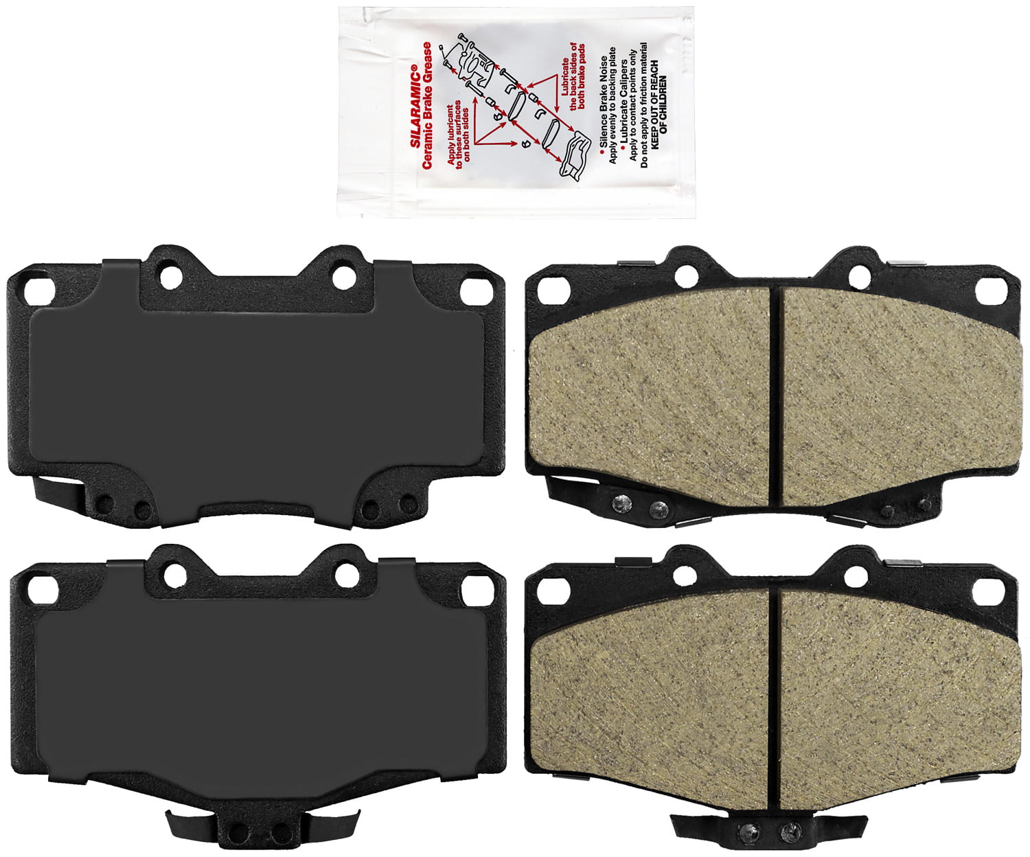 FRONT Disc Brake Pad Premium Ceramic Set For Toyota 4Runner Pickup Tacoma KFE436 