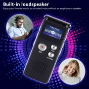 Electronicstar Voice Activated 8GB Mini Portable Tape Dictaphone Voice Recorder