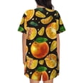 thumbnail image 6 of Sigee Tangerine for Sleepwear Casual Pjs with Pockets Women's Pajamas Sets Shorts 2 Piece Short Sleeve Lounge Sets 3X-Large, 6 of 9