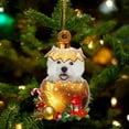 thumbnail image 6 of Christmas Ornaments Dog for Tree Decorations Christmas Cutouts Double Printed for Holiday Tree Party Home Decorations/ Pendant 2, 6 of 6