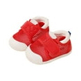 thumbnail image 1 of B91xZ Essentiels pour Bébé, Espadrilles en Maille pour Tout-Petits, Rouge 5, 1 of 4