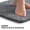 thumbnail image 5 of ChakmeOne Memory Foam Bath Mat, Bath Mats for Bathroom Floor - Set of 4 Super Soft Absorbent Non Slip Bathroom Rug Set for Tub and Shower, Home Decor Accessories, 5 of 11