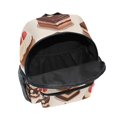 thumbnail image 6 of FORMRS School Backpack with Front Zippered Pocket 12" Student Travel Daypack, Cute Chocolate Cakes, 6 of 6