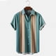 thumbnail image 2 of Camisas De Sport Para Hombre Camisas florales para hombre Camisas de playa con botones para vacaciones tropicales (Light Blue, XXL), 2 of 3