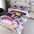 thumbnail image 3 of Los Siete Pecados Capitales Conjunto de sábanas temático, trío de piezas, cómodo y amigable con la piel, diseño único, regalo de decoración para el hogar para familiares, amigos y fans,135cm *200cm, 3 of 6