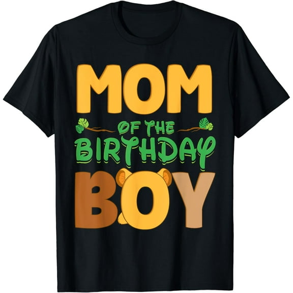 Mom And Dad Birthday Boy Lion Family Party Decorations T-Shirt Unisex S-5XL Hot Trending Shirt, Vintage Birthday Gift