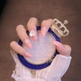 thumbnail image 2 of 24 Pcs Faux Ongles en Forme de Fleur, Patch de Manucure Mode, Gain de Temps, 2 of 5