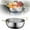 A-B, variant on Hammer Ramen Pot Silver Medium,Stainless Noodle Pot for Cooking with Double Handles Hammered Men Pot Korean Ramen Cooking Pot for Kitchen Nonstick Ramyun Cooker for Cooking Soup//Pasta/Stew
