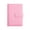 Pink, variant on Cyan A6 Binder Cover, 6-Ring PU Leather Notebook Case with Rhinestone Heart Pattern, Budget Binding Clip Cover with Card Slots & Pen Loop,Gift for Stationery Lovers