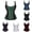 Green, variant on Womens Vintage Lace Satin Theme Corset Top U Spaghetti Strap Front Zip Slim Night Bustier Vest