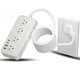 thumbnail image 1 of Multicontacto SSOUILI Multifunional Blanco con Protector de Sobretensión para Oficina en Casa, 1 of 8