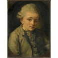 thumbnail image 3 of Jean-Baptiste Greuze 15x18 Black Modern Framed Museum Art Print Titled - Mozart, 3 of 5