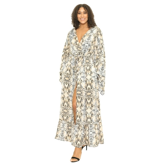 Women's Satin Duster Cover-up Dress