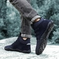 thumbnail image 6 of Tao Tao Hike Winter Footwear Barefoot Boots Mens Womens, Waterproof Winter Snow Boots, Warm Ankle Booties, Non-Slip Hike Shoes for Hiking Walking Outdoor Dark Blue 37, 6 of 7