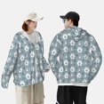 thumbnail image 2 of KLL bead tree winter Print Men's Women’s UPF 50+ Sun Protection Outdoor Hoodie Jacket Long Sleeve Fishing Hiking Performance Shirt- Medium, 2 of 5