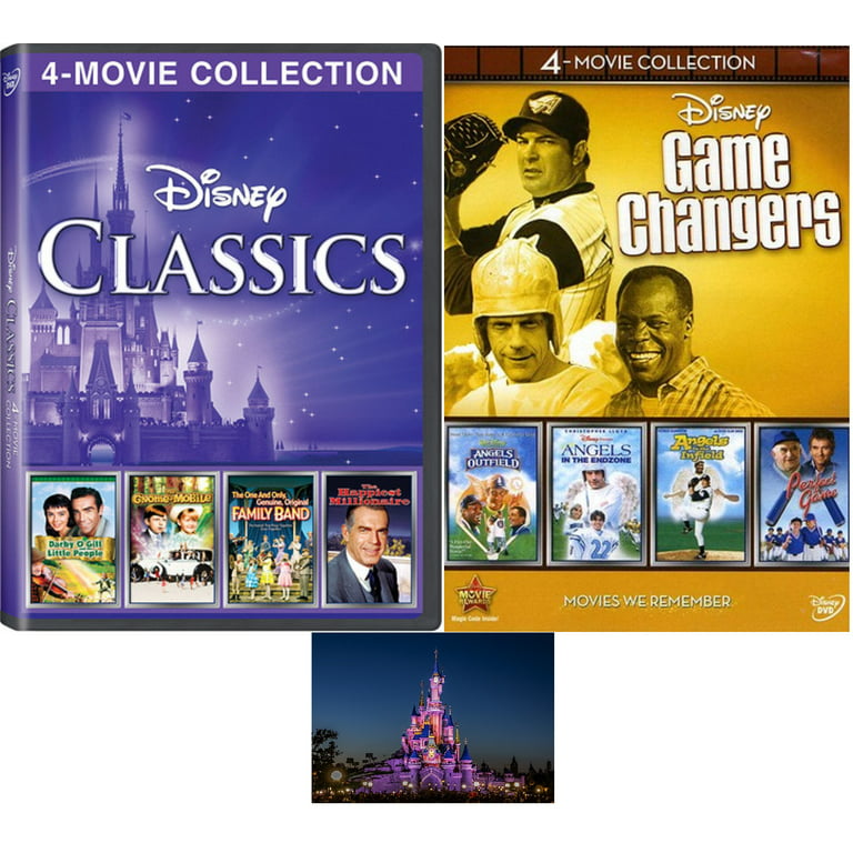 Disney 4-Movie Collection: Classics (Gnome-Mobile / Darby O'gill & Little  People / One & Only Genuine Family / Happiest Millionaire)