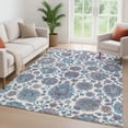 thumbnail image 6 of Addison Rugs Mayfield Premium Machine Washable Traditional Global Teal Rectangle Rug, 10' x 14', 6 of 6