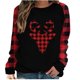 thumbnail image 2 of Pntutb - Camiseta holgada con estampado de moda para mujer, blusa de manga larga, cuello redondo, tops casuales Pntutb Pntutb-1609, 2 of 8