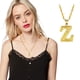 thumbnail image 1 of Collar para mujer, joyería para mujer, joyería de moda para mujer, regalo para mujer, 26 letras en inglés, cadena con nombre, collares colgantes, joyería para mujer, 1 of 4